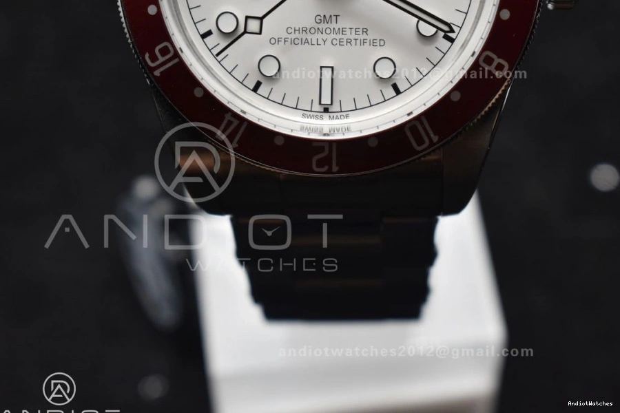 Edition Pepsi Blue Bracelet Dial White on SoftTouch ZF Black Best A 521 Bay Bezel 1:1 Red GMT SS 0228